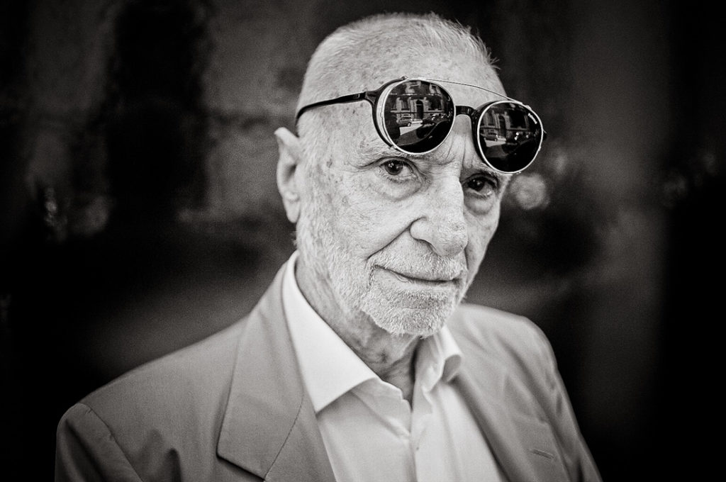 Ritratto fotografico di Mario Monicelli – Studio Beltramo